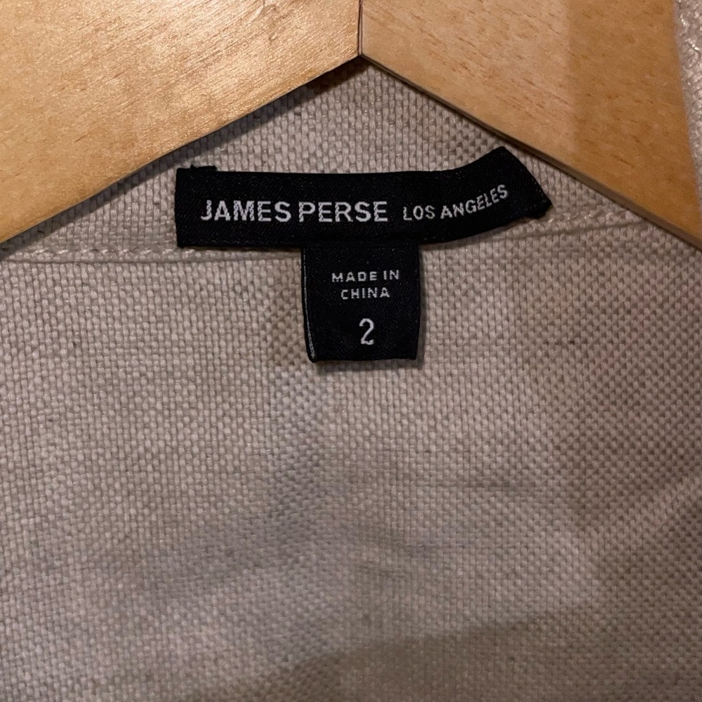 James Perse | Men’s Flax Linen Jacket Size: 2 - Picture 3 of 6